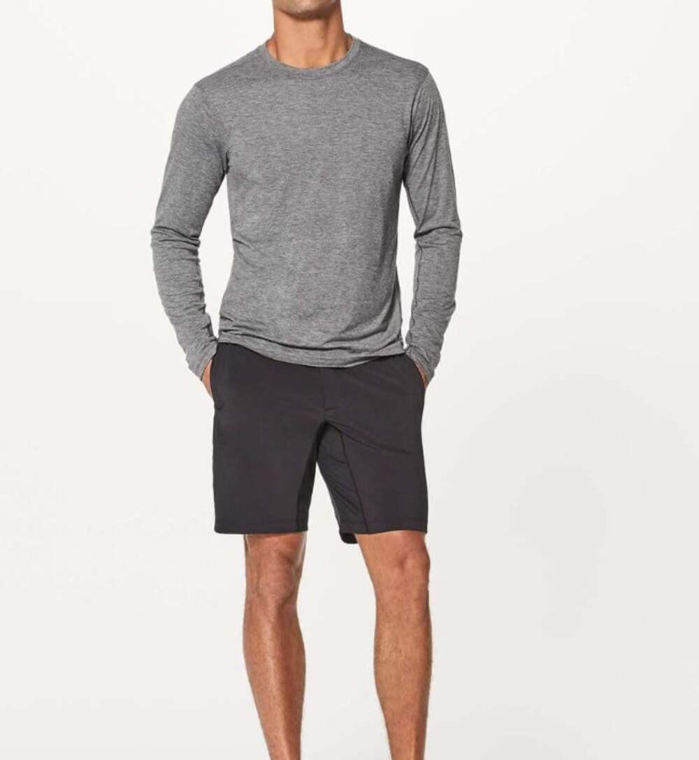 Lululemon T.H.E. Short Linerless 9" Black Size Medium